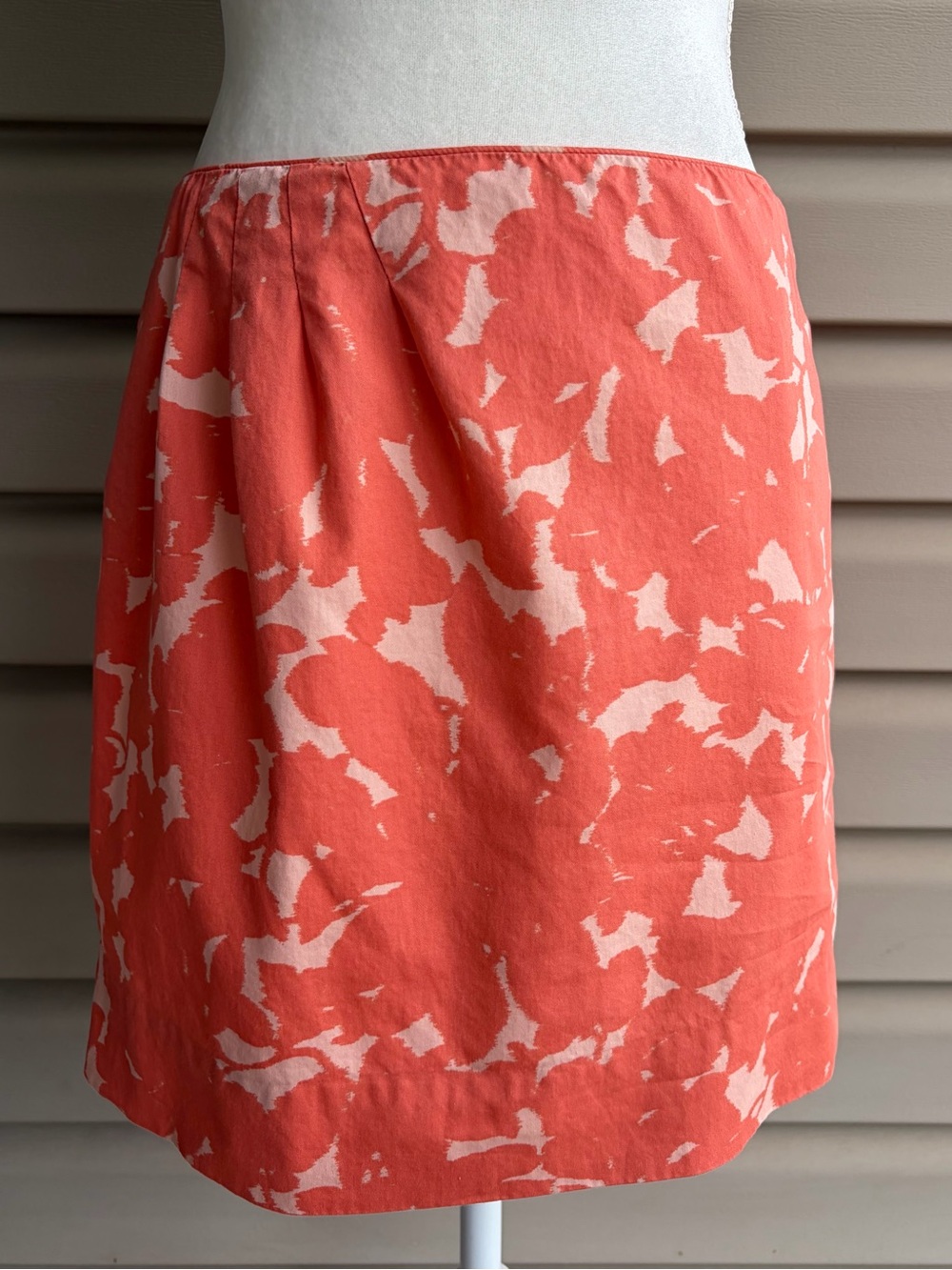 •J. Crew• 100% Cotton Abstract Floral Print Skirt - Size 6